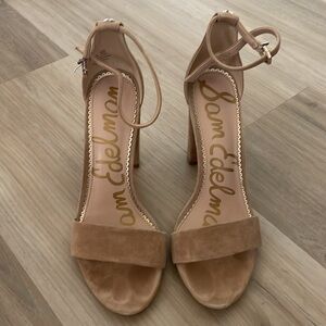 Sam Edelman Suede Yaro Block Heel Sandals